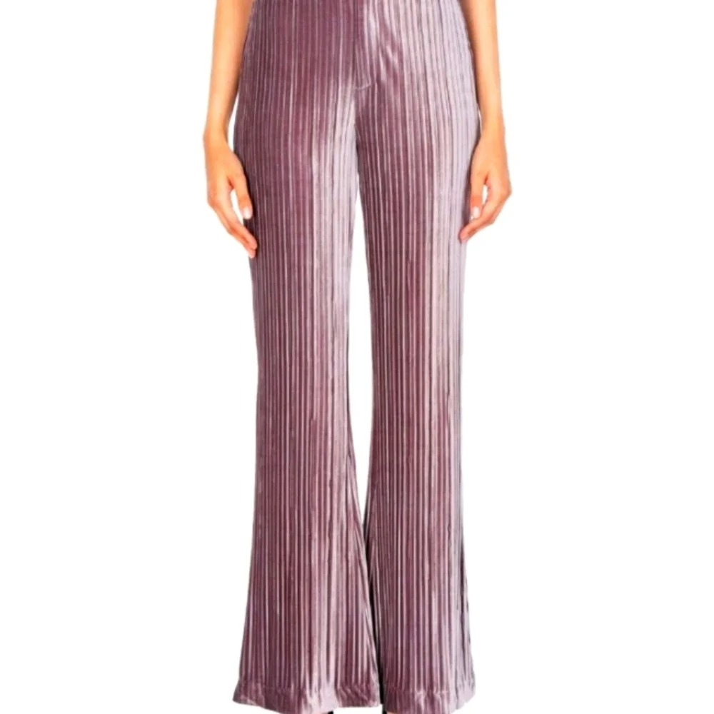 Light Purple Velour Pants - Picture 1 of 2
